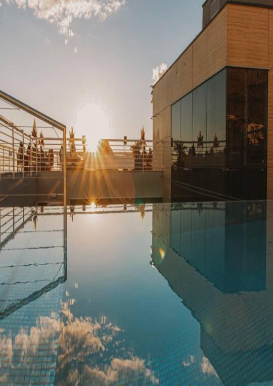 Wellness, Spa und Dachterrassenpool